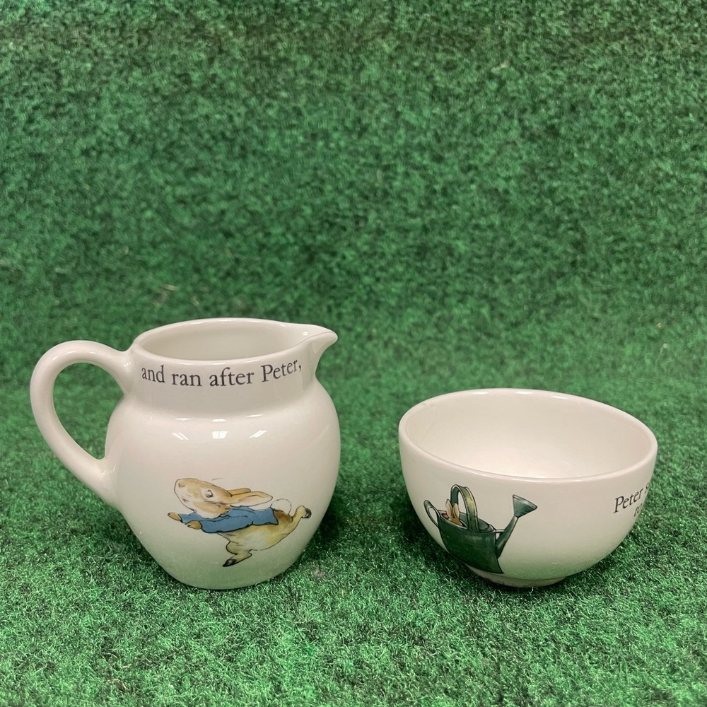 RARE Vintage Tea Set - Original Wedgewood Peter Rabbit Tea Set 12 pieces - Picture 8 of 13